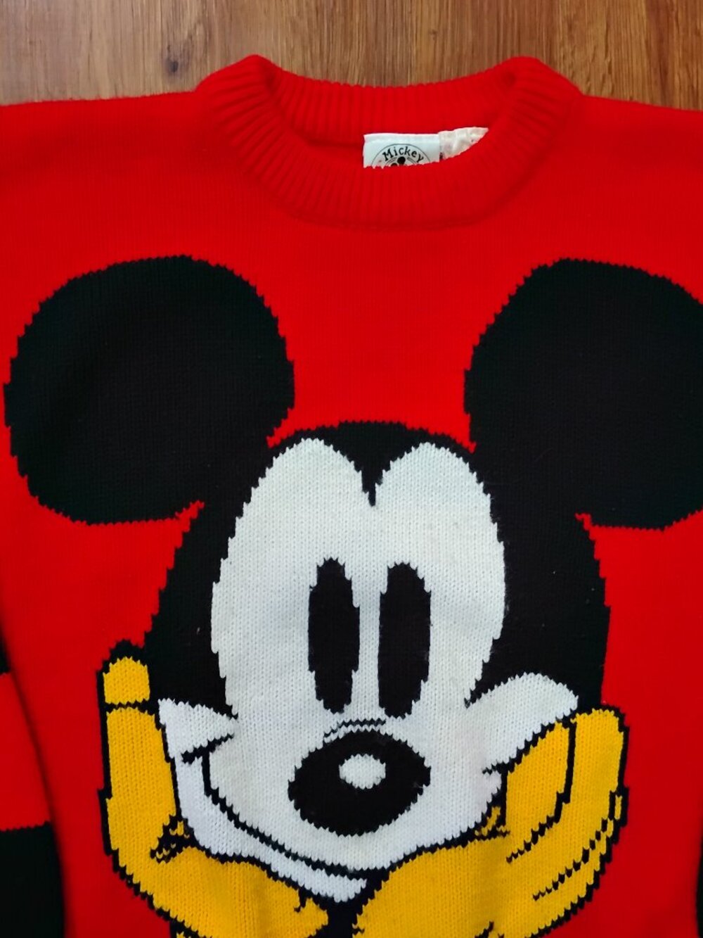 Vintage Mickey & Co. Mickey Mouse AOP Crewneck Sweater